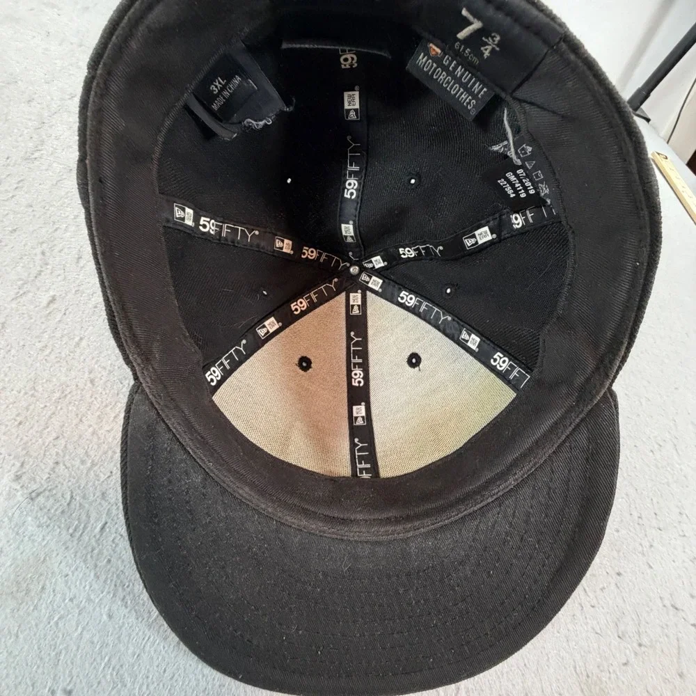 Harley-Davidson New Era 59FIFTY Fitted Hat Black Tonal Logo 7 3/4